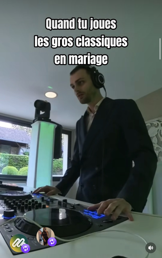« Quand tu joues les gros classiques en mariage »